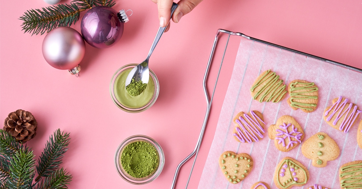 Biscuits de Noël - Décorer avec colorant naturel